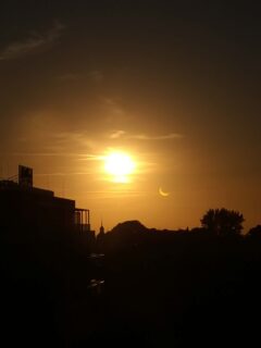 🌝☀️
#zaćmieniesłońca #zaćmienie2026 
📸 K.W.